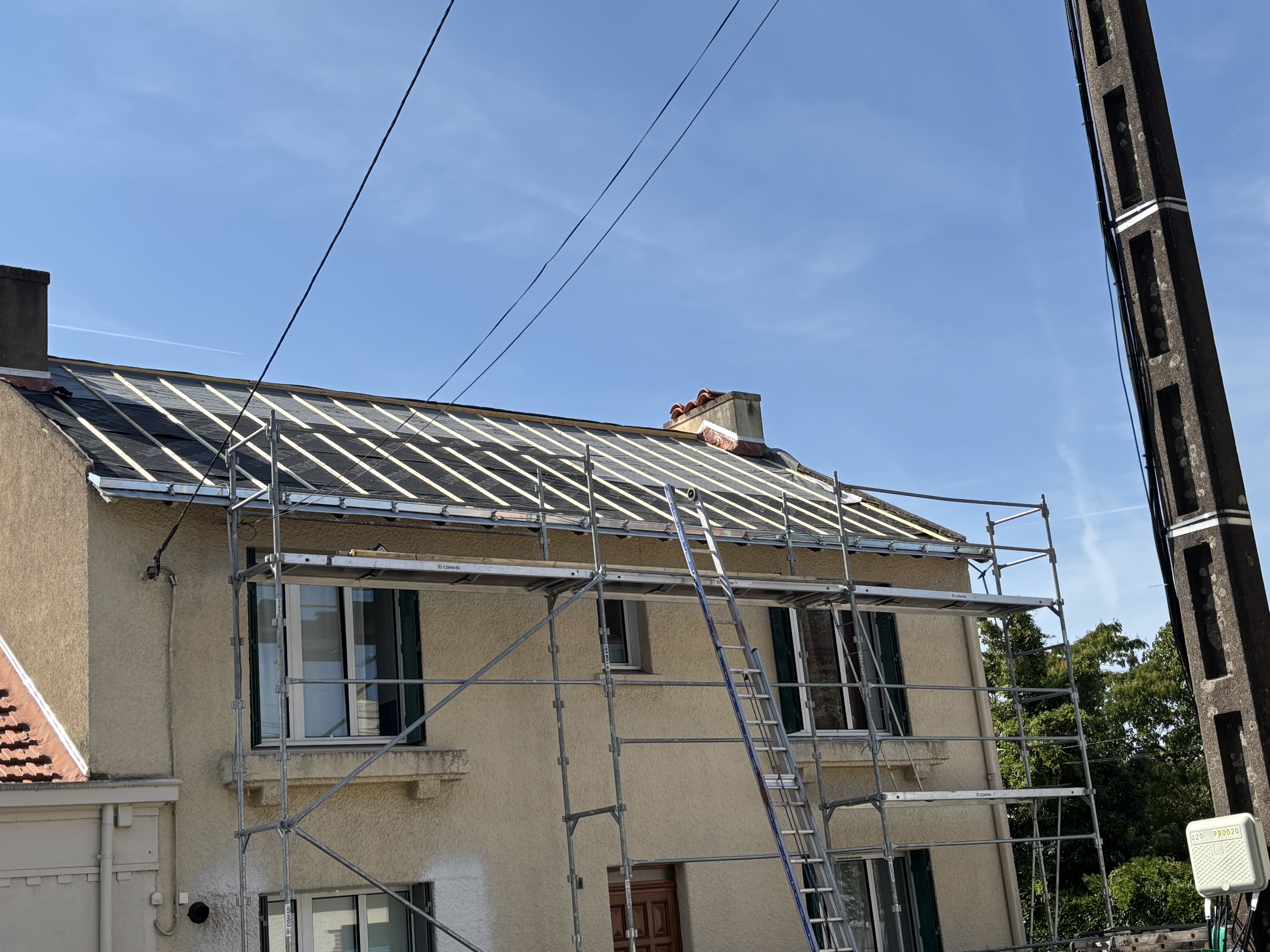 Changement toiture complète
